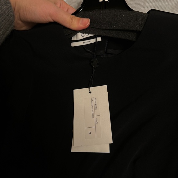 CO Essentials Pleated Panel Midi Dress | NWT | Size XS - Picture 15 of 15